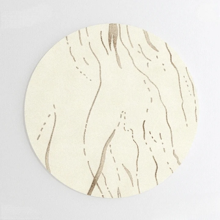 Tapis rond pure élégance