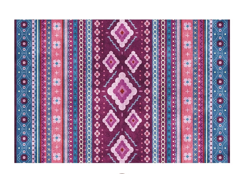 Tapis berbère multicolore