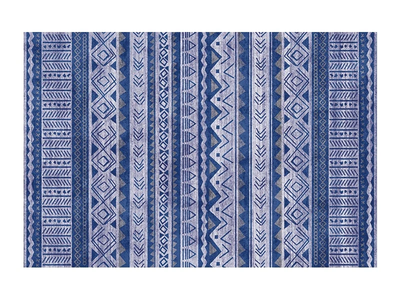 Tapis berbere bleu