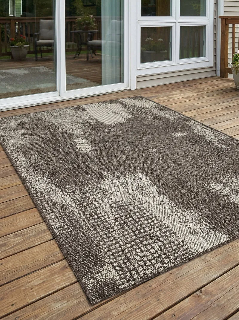 Tapis Extérieur Vintage Marron - Kalista