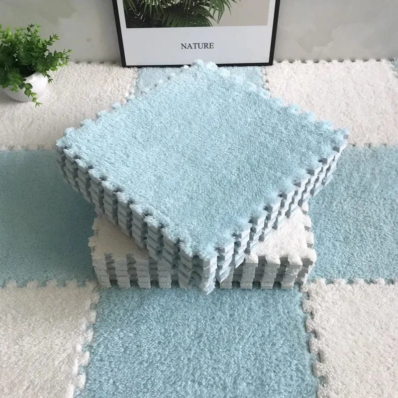 Tapis nuage azuré