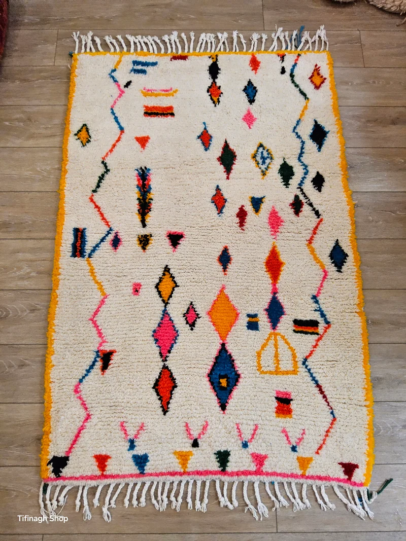 Tapis berbère coloré Azilal