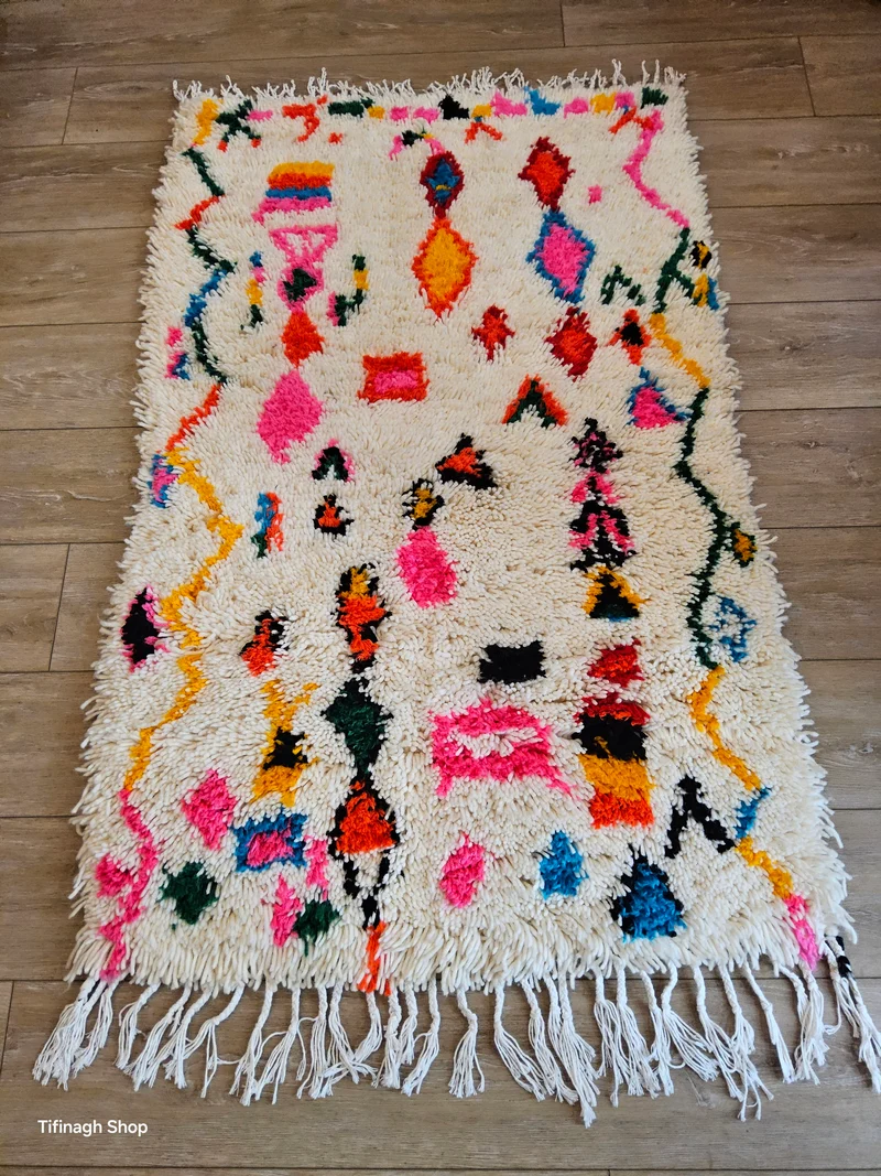 Tapis berbère coloré Azilal