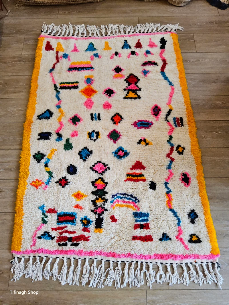 Tapis berbère coloré Azilal