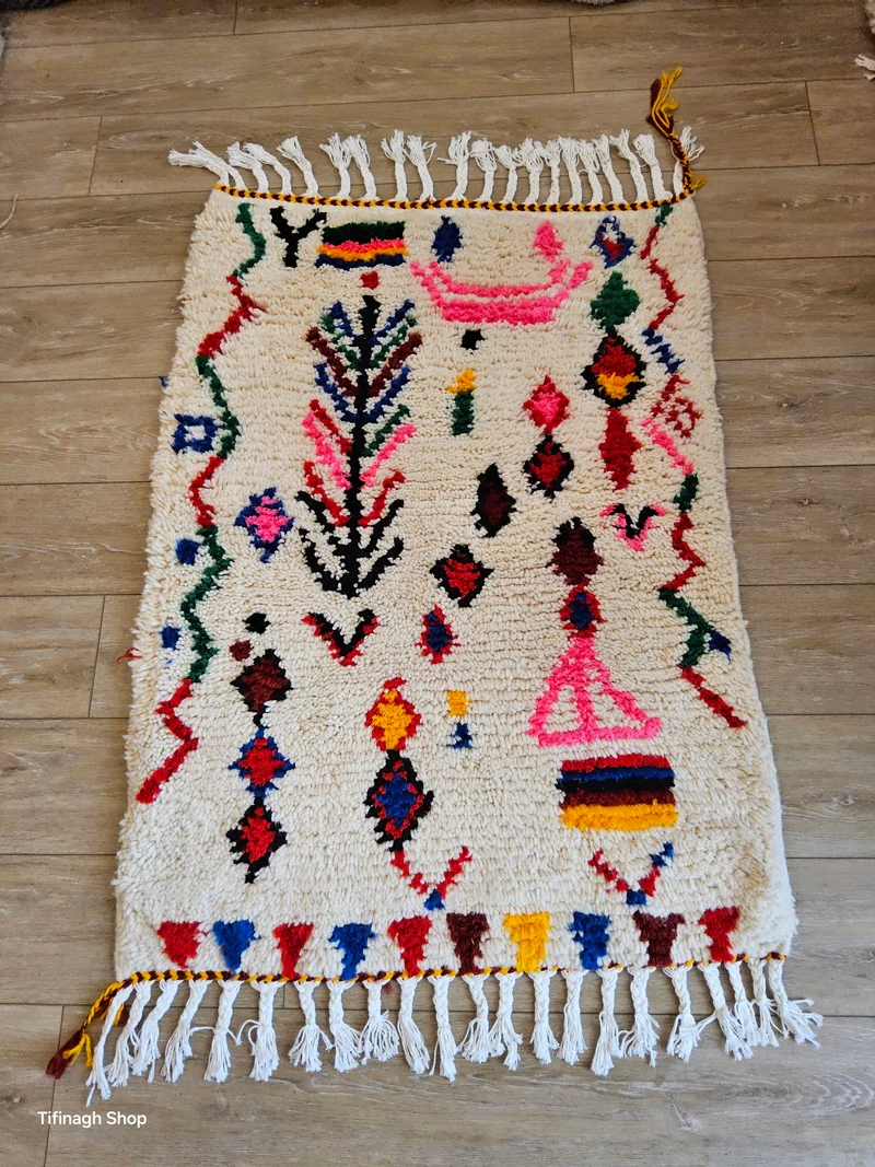 Tapis berbère coloré Azilal