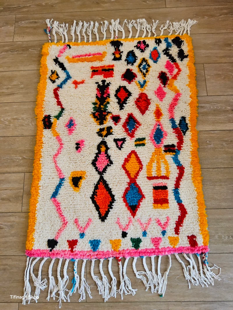Tapis berbère coloré Azilal
