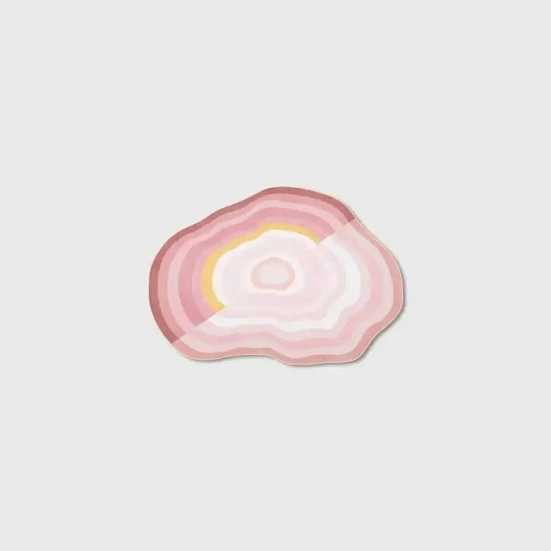 Tapis rose rond