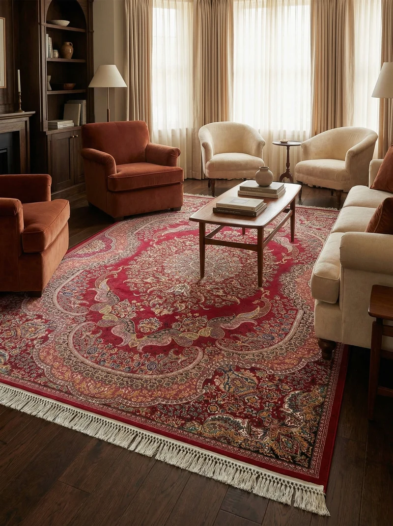 Tapis Persan Rouge - Isfahan