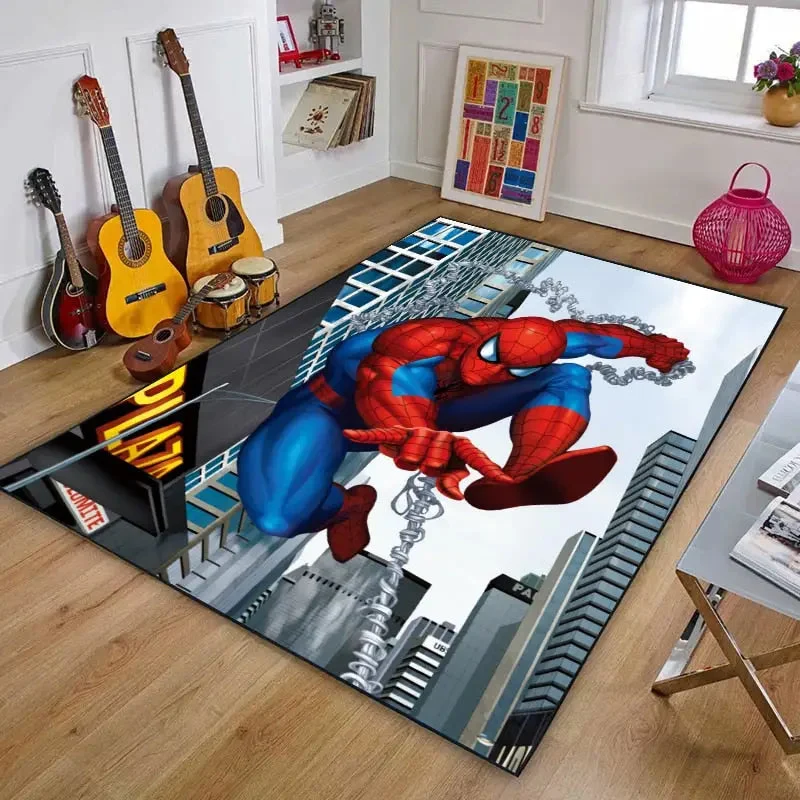 Tapis Spiderman Blanc