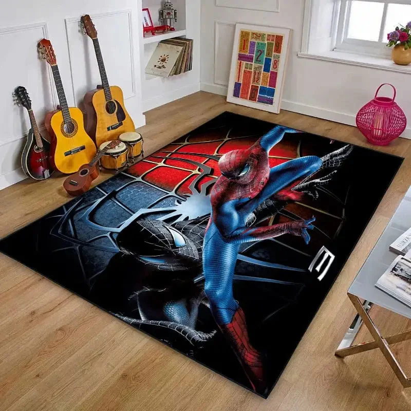 Tapis Spiderman noir