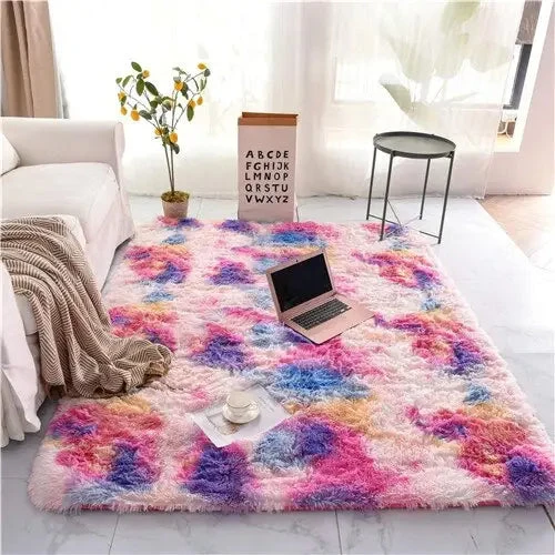 Tapis salon multi-couleur