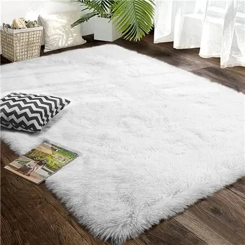 Tapis de salon blanc