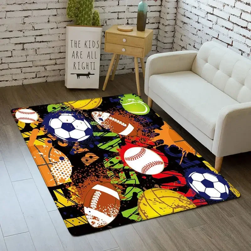 Tapis enfant ballons