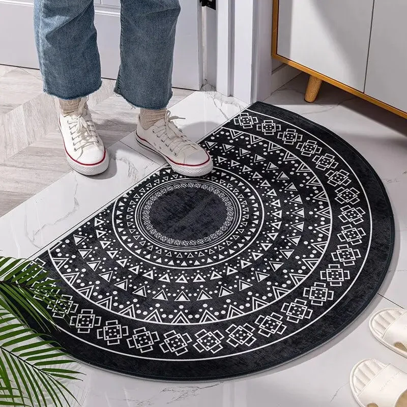paillasson MAROCAIN blanc et noir