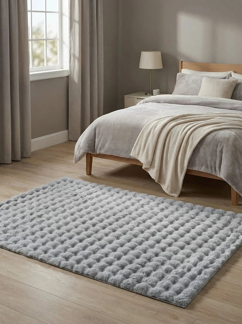 Tapis Shaggy Gris - Prismo
