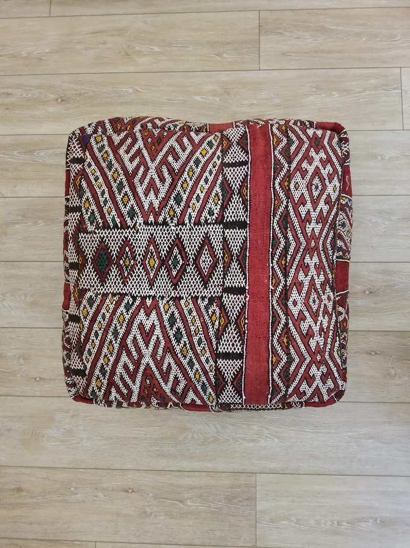 Pouf kilim vintage