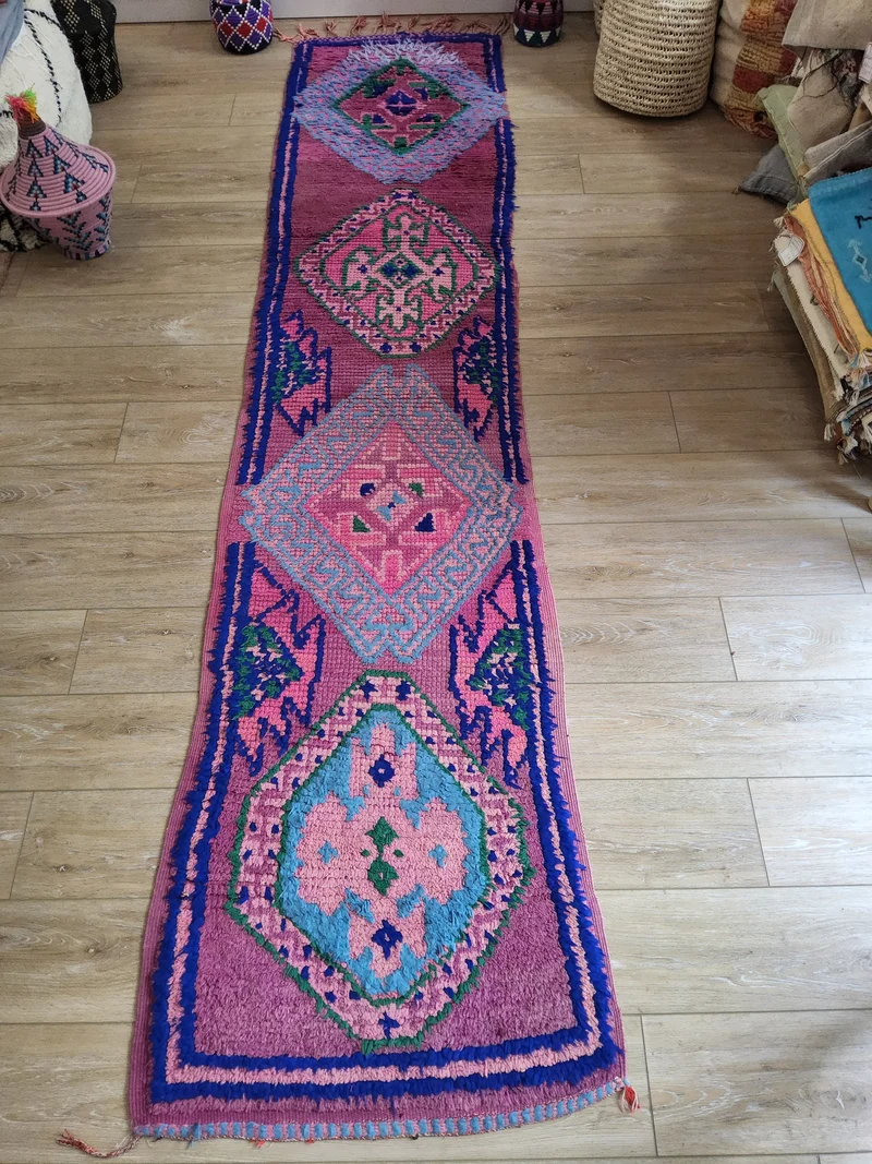 Tapis berbère - Boujaad 3m x 0.67m
