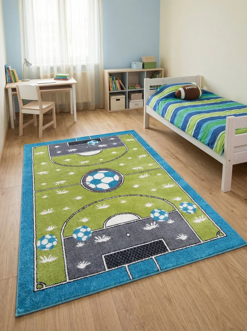 Tapis Enfant Terrain de Foot - Bambino