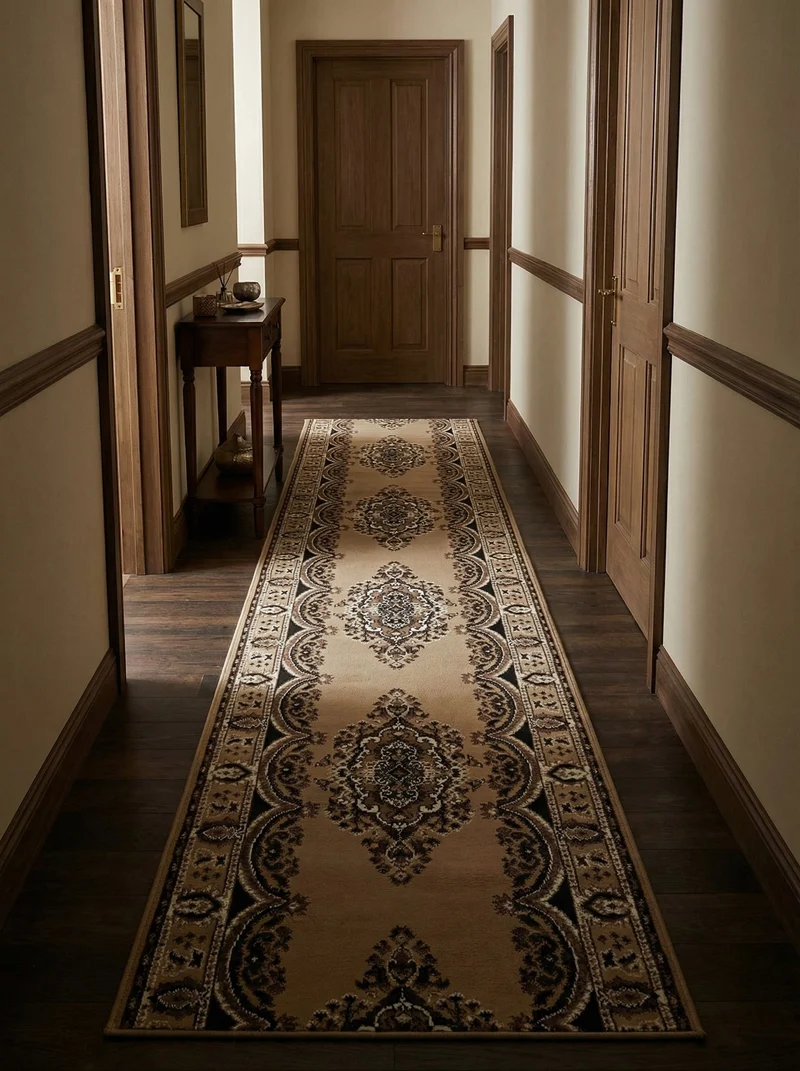 Tapis de Couloir Oriental Caramel & Marron - Valore