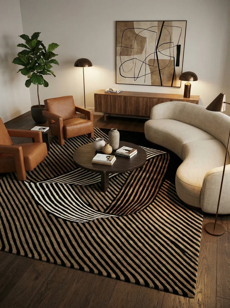 Tapis Laine & Viscose - Smeralda