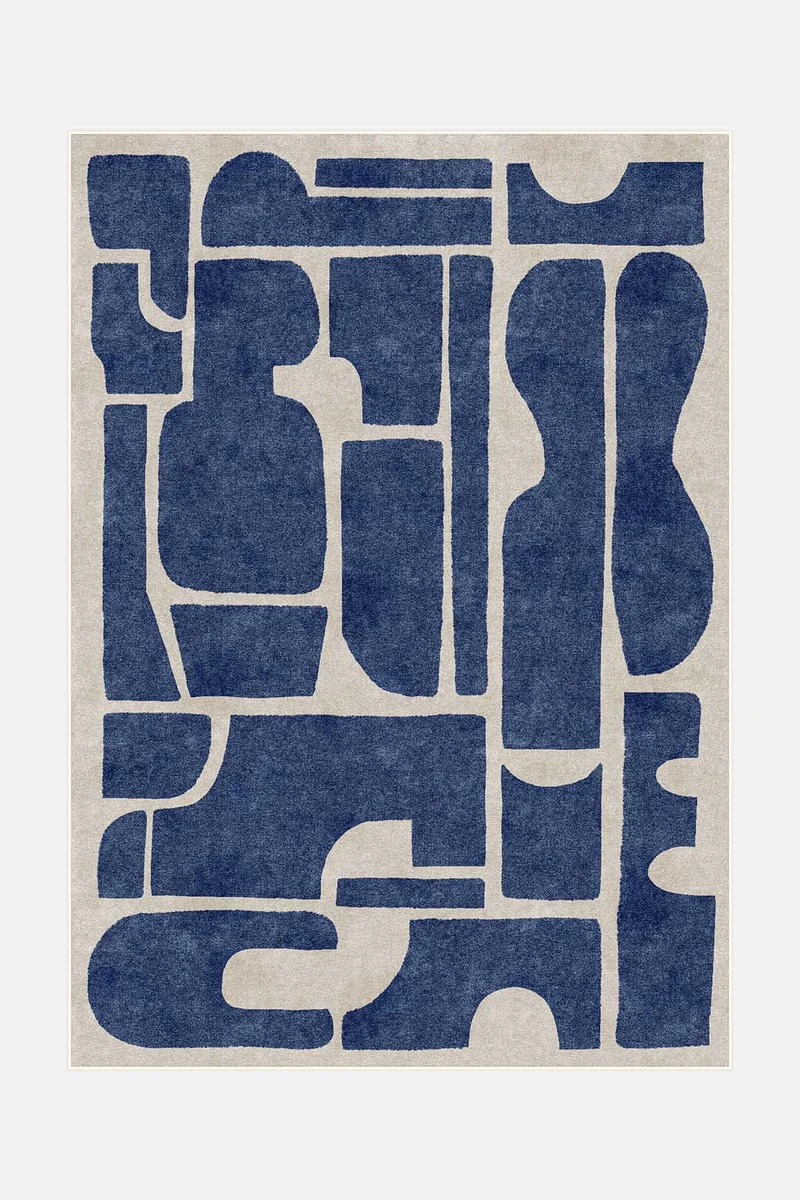 Tapis Tilda Bleu Cobalt