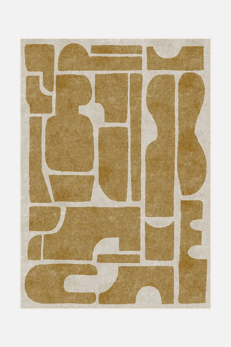 Tapis Tilda Jaune Moutarde