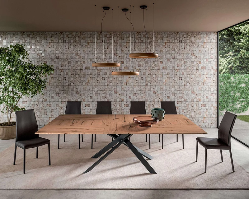 Table à manger extensible en bois - Quatro Ozzio