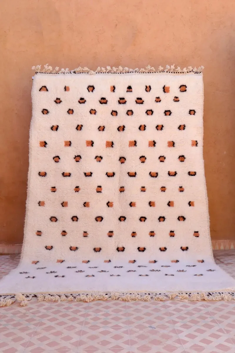 Tapis Berbère à Motifs Léopard Béni Ouarain