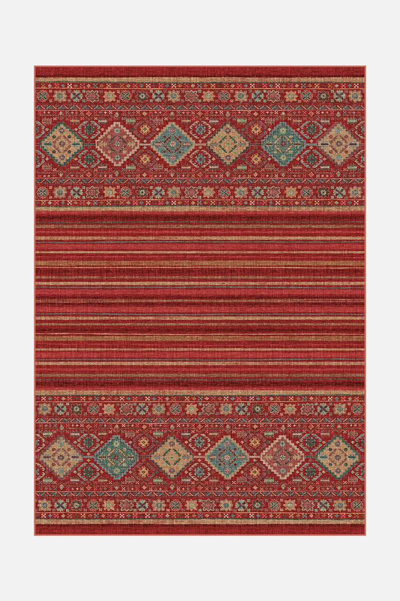 Tapis Samira Grenat