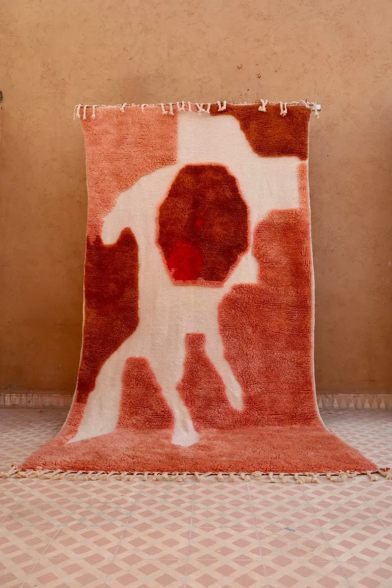 Tapis Berbère coloré « Breakfast Please » - Les dessins de Néda - 260 x 150 cm