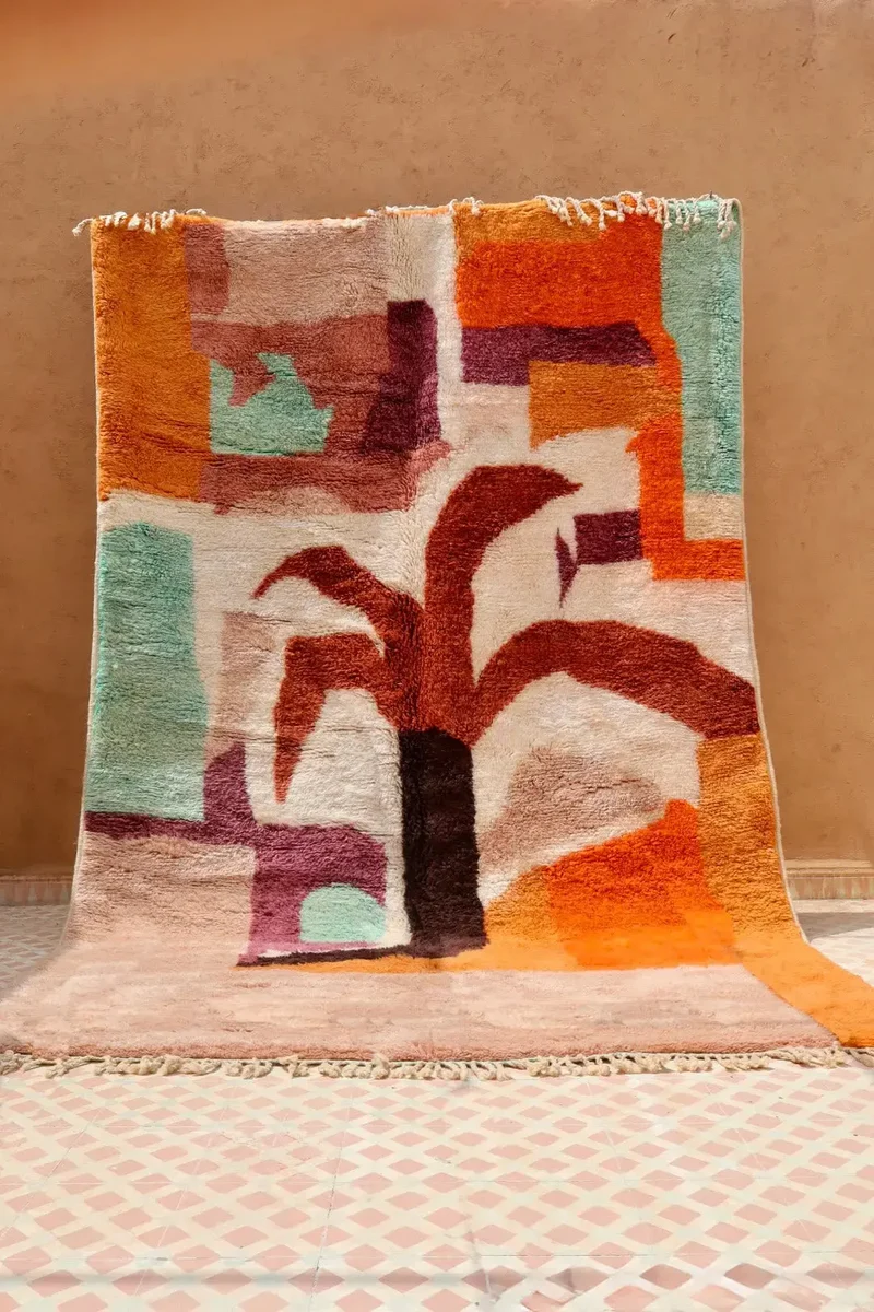 Tapis Berbère coloré « Island » - Les dessins de Néda -