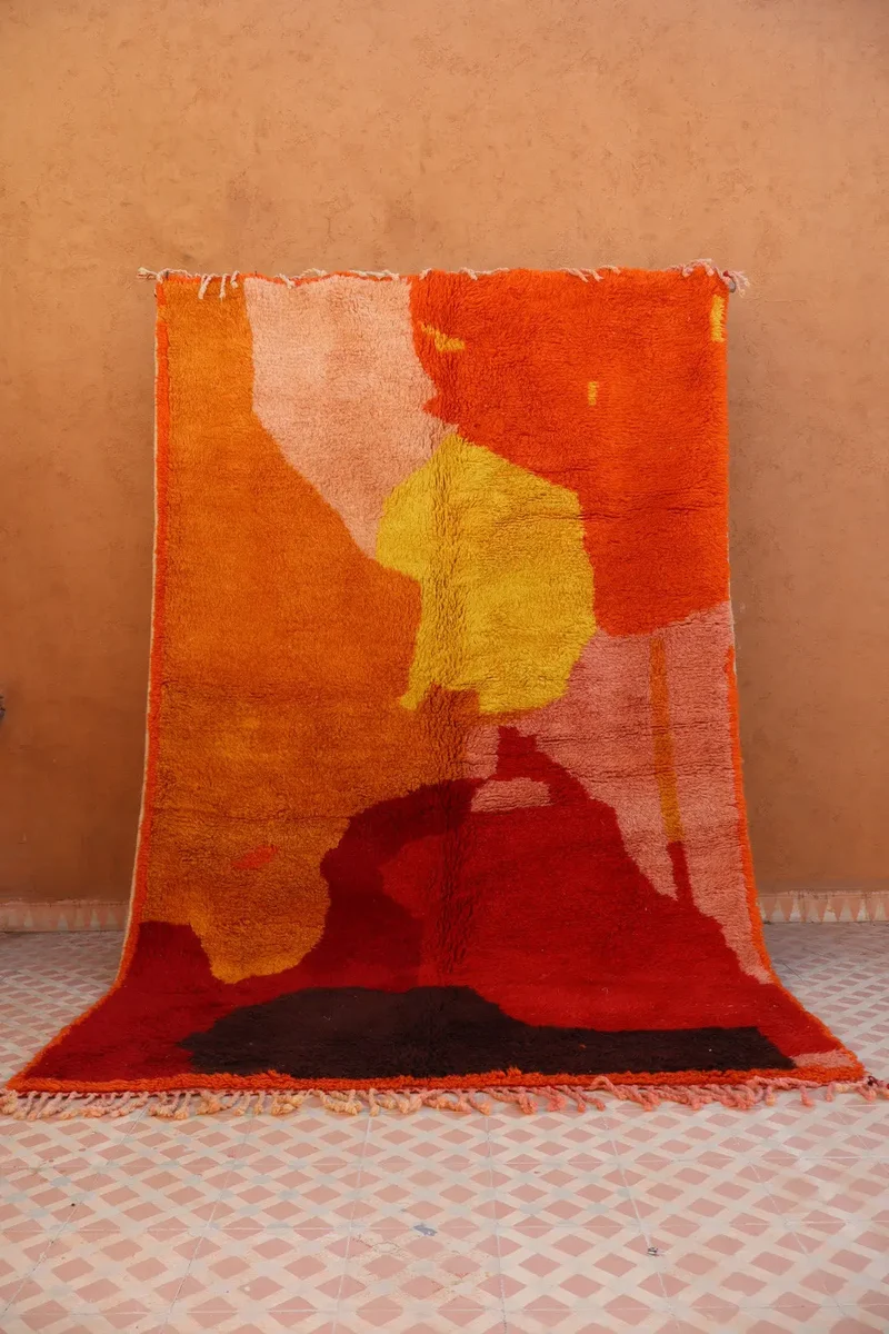 Tapis Berbère coloré « Sunset » - Les dessins de Néda -