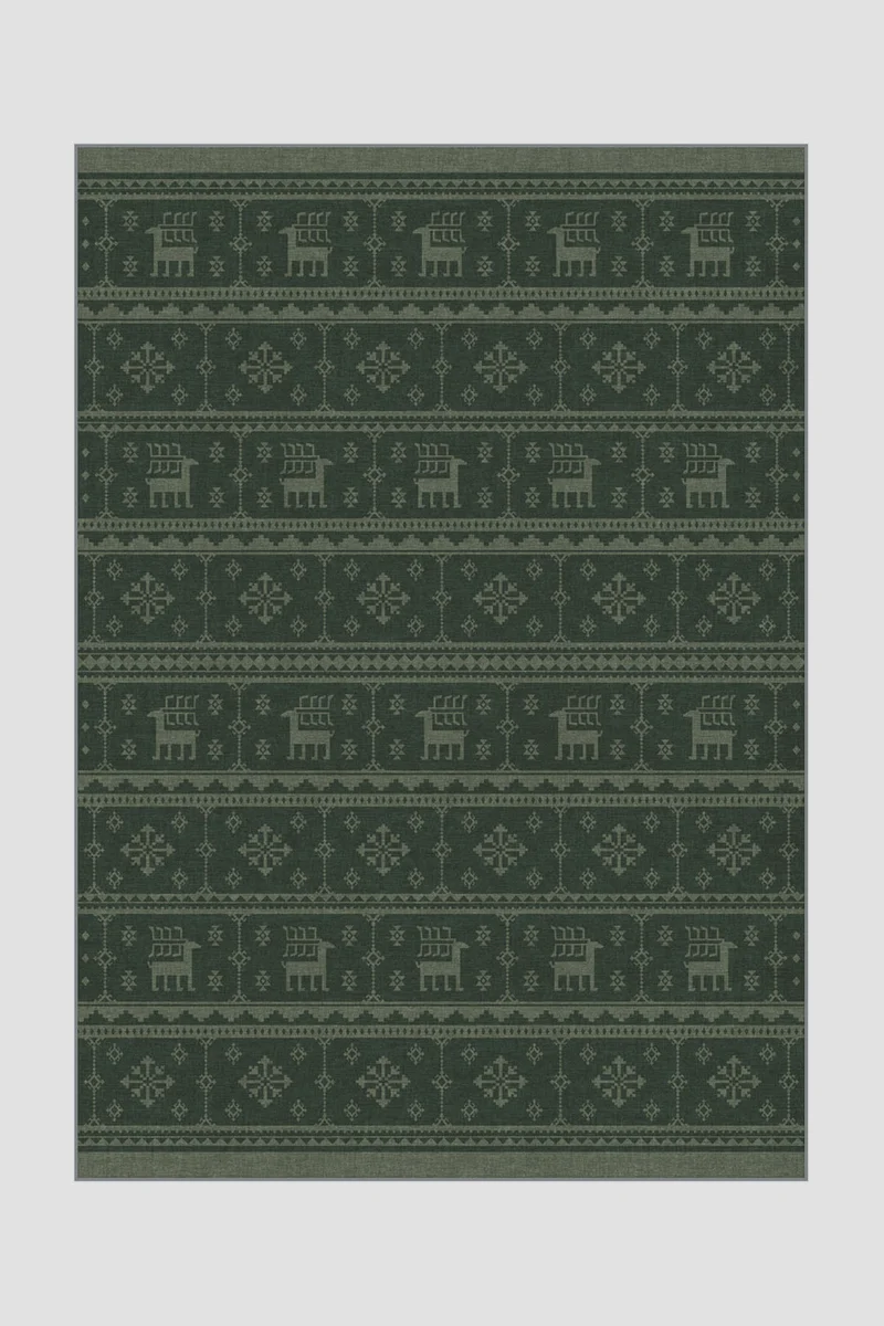 Tapis Rennes Vert Sapin
