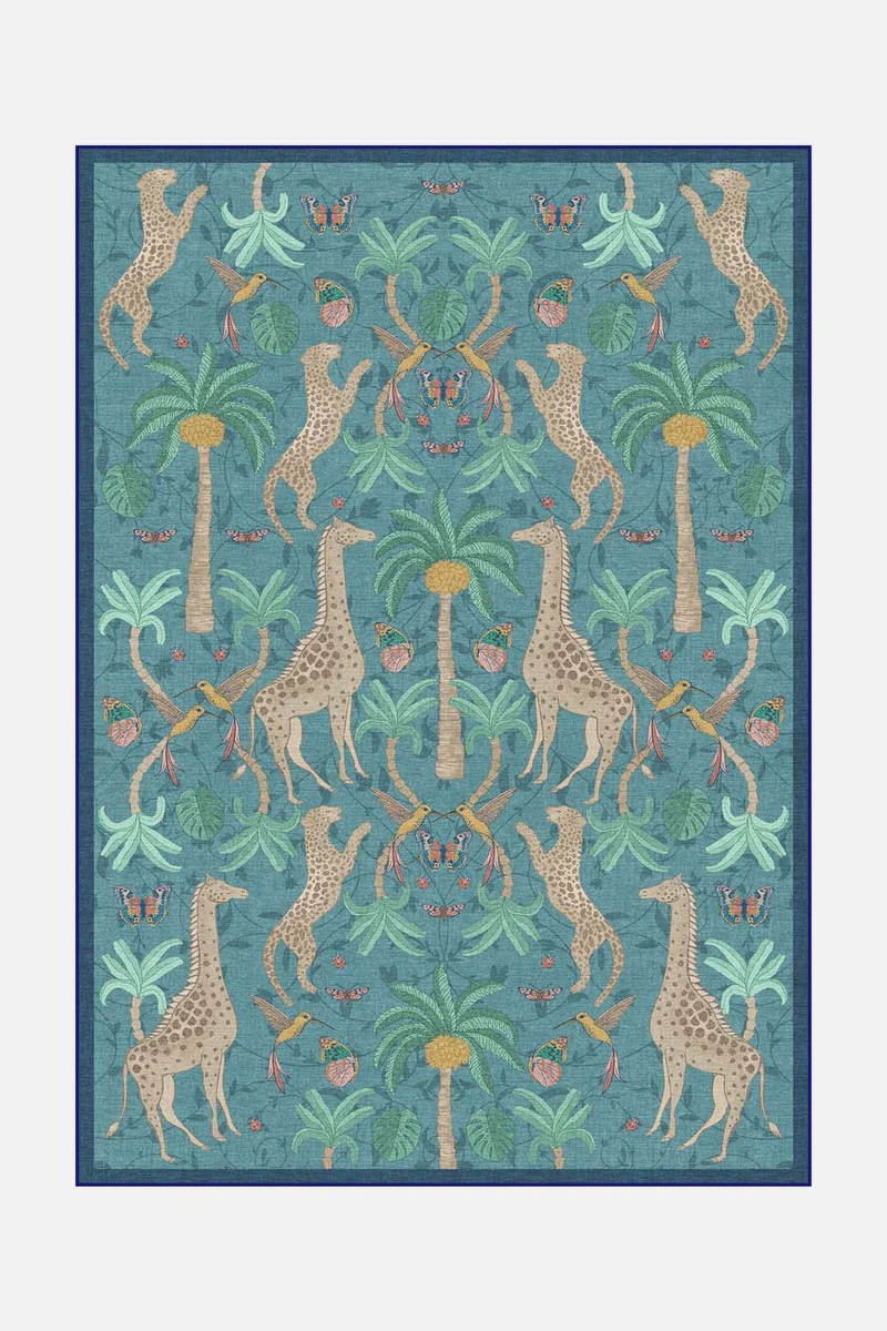 Tapis Savane Bleu
