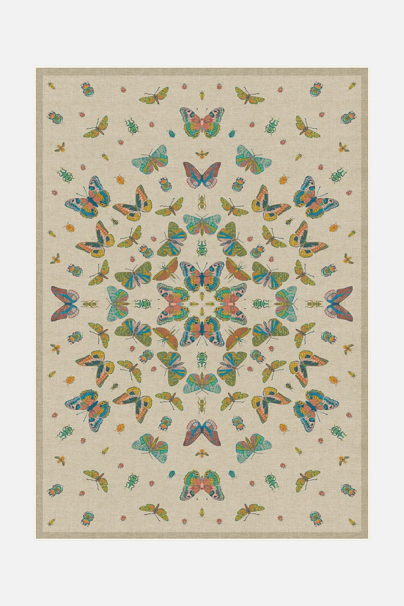 Tapis Papillon Multicolore