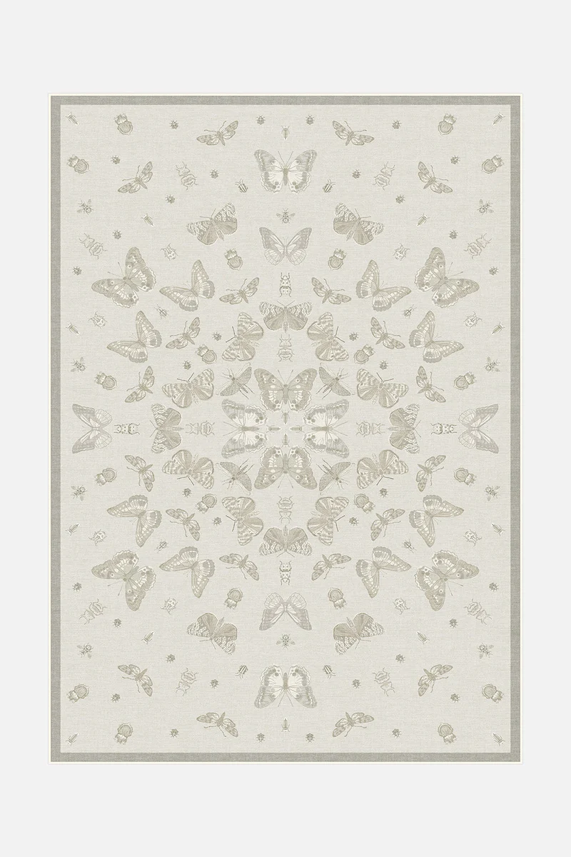 Tapis Papillon Beige