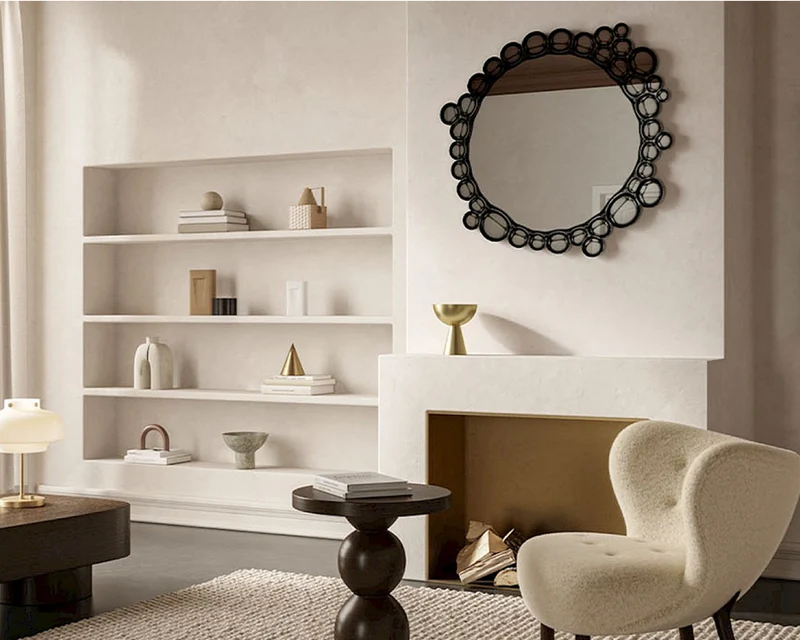 Miroir design rond style unique - Bubbly