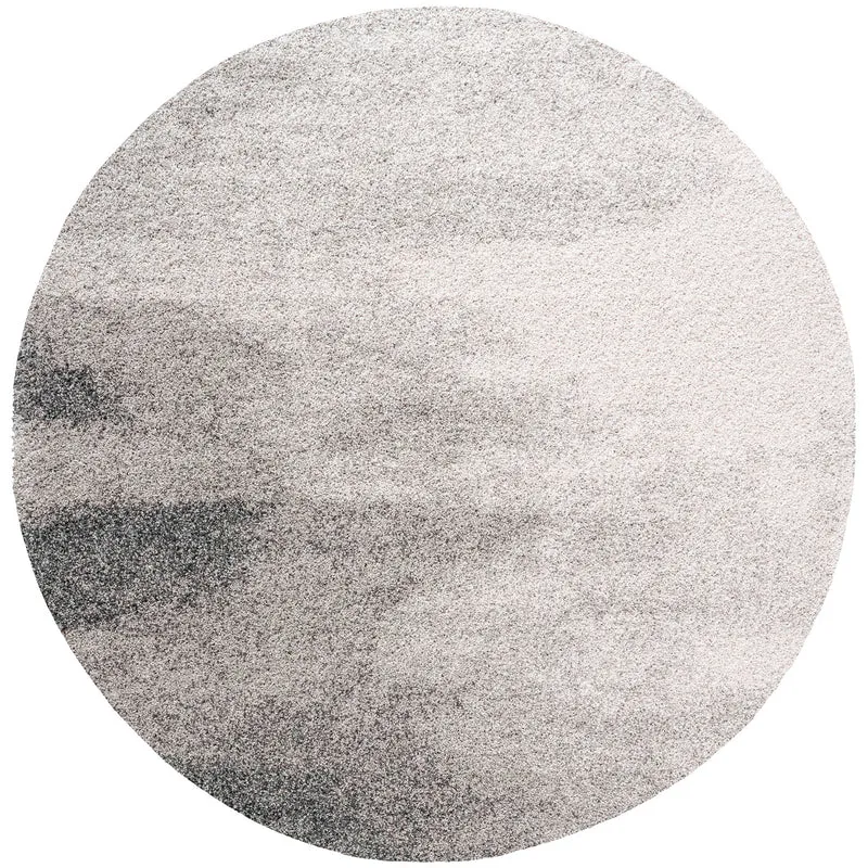 Tapis PACIFIK gris rond