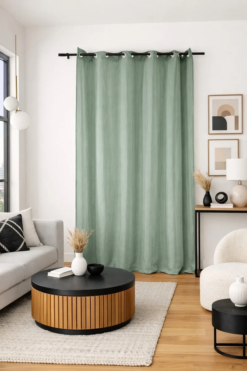 Rideau Double Gaze de Coton