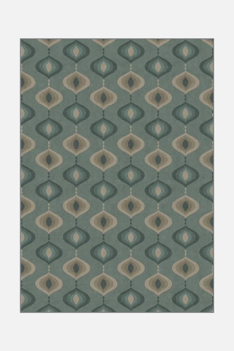 Tapis Aurore Boréale Forêt