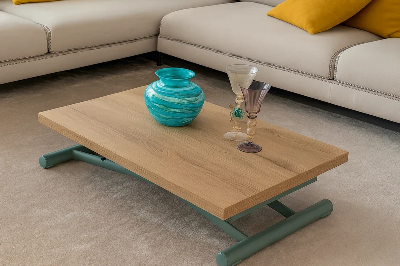 Table basse relevable extensible italienne - Amelie