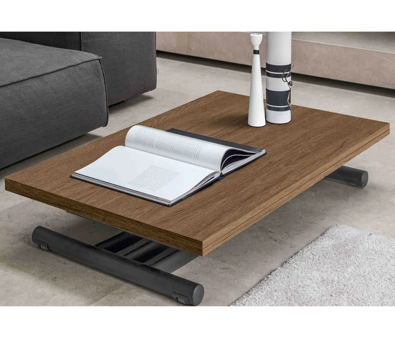 Table basse relevable extensible en bois – Fenix