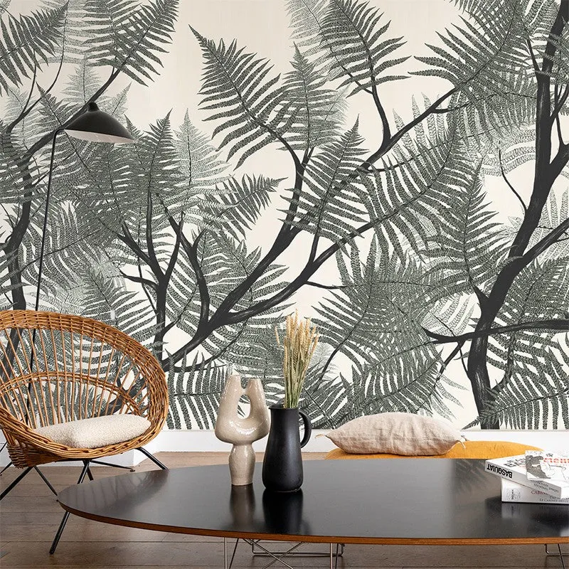 Papier peint panoramique feuillage Luxuriance