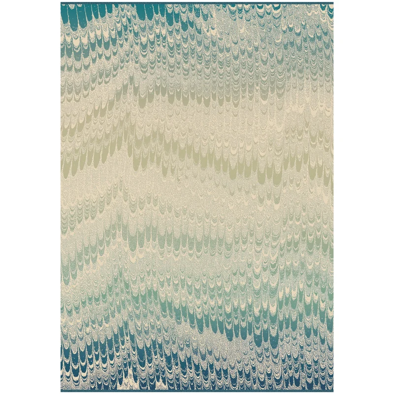 Tapis vinyle Peacock Lagoon