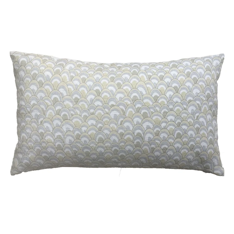 Housse de Coussin Écaille beige