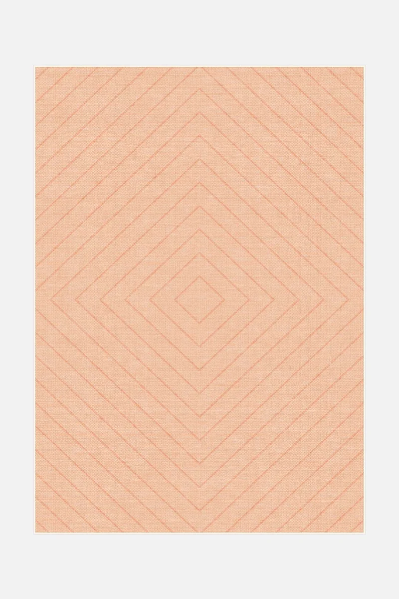 Tapis Diamond Papaye