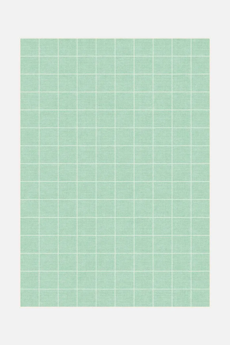 Tapis Retro Menthe
