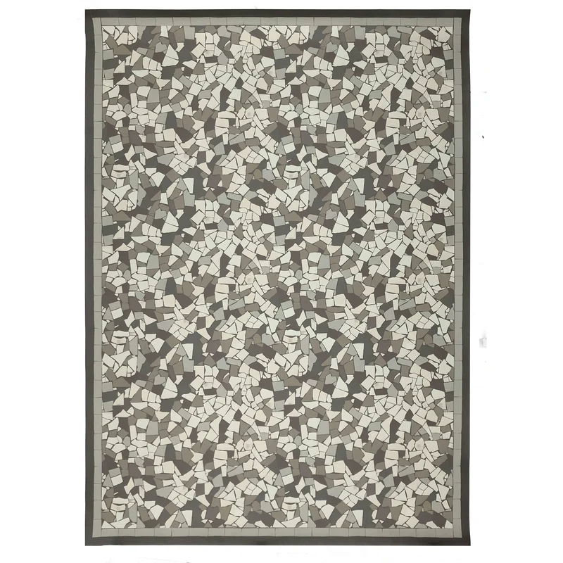 Tapis vinyle mosaique French Bistro