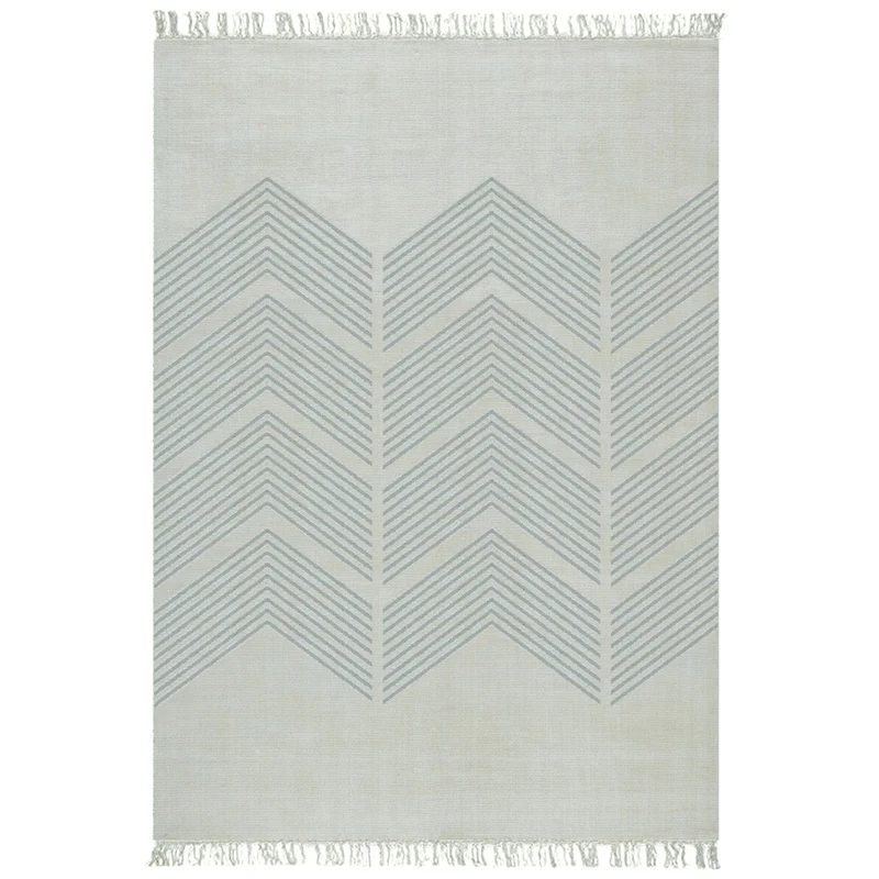 Tapis gris Zig Zag