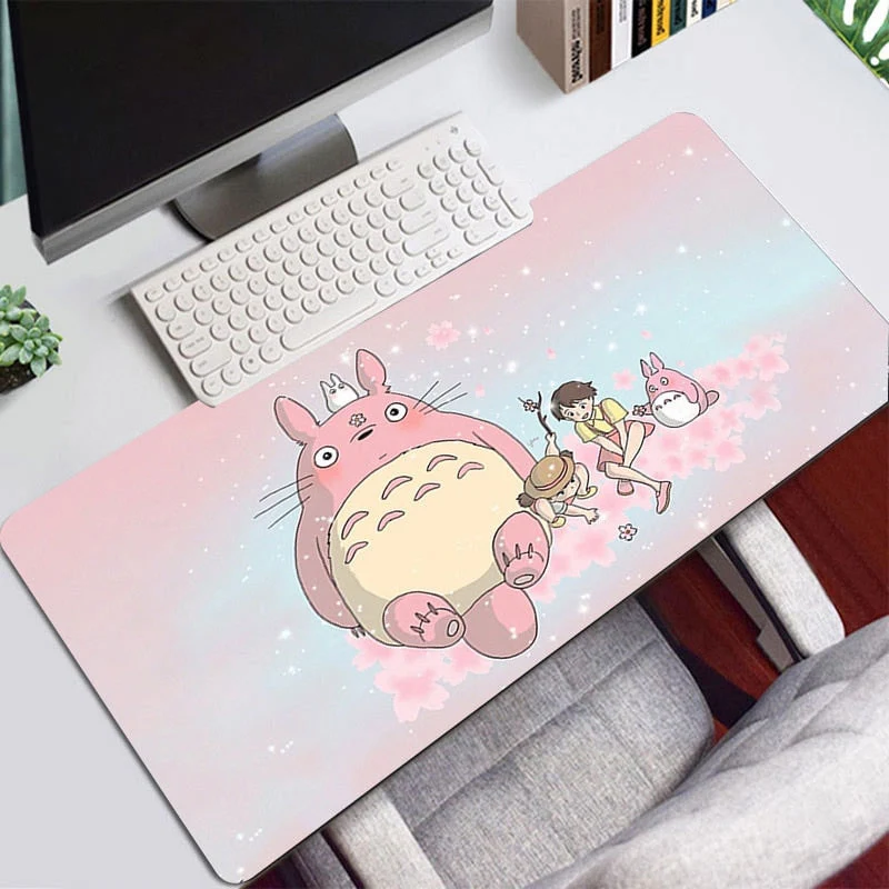 Tapis de souris XXL Kawaii nounours rose
